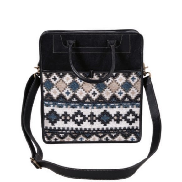 Myra Darrington Ranch Laptop Upcycled Bag - Picture 2 of 5